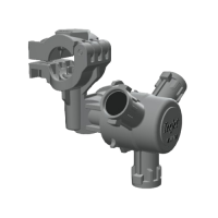 QJ373-20MM-NYB Корпус для 3х насадок під трубу 20мм