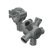 QJ375-1/2-NYB Корпус для 5-х насадок під трубу 1/2 дюйм