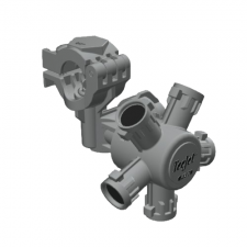 QJ375-1/2-NYB Корпус для 5-х насадок під трубу 1/2 дюйм